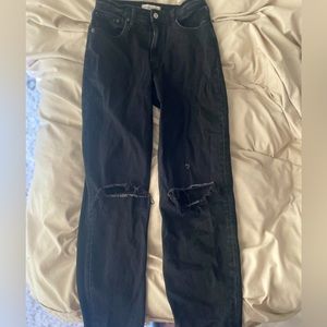 Abercrombie & Fitch mom high rise curve love jeans